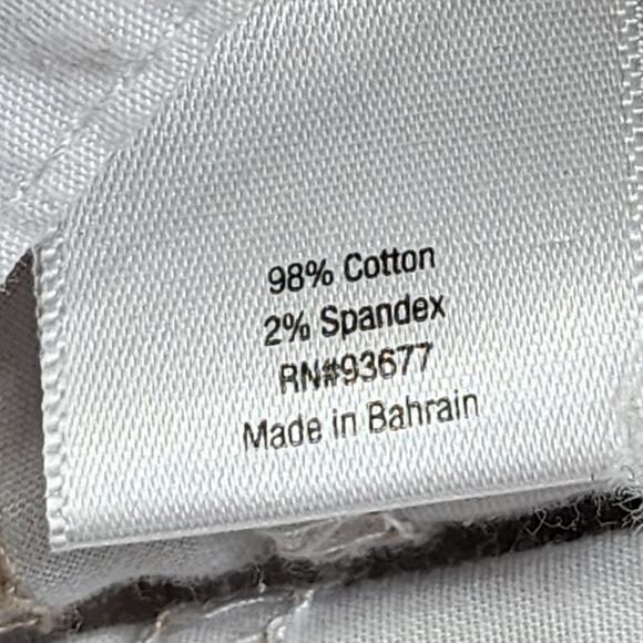 Vintage St Johns Bay Pants Womens 10 Tan Khaki Mid Rise Capri Office Preppy - Picture 6 of 12